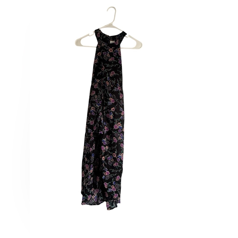 Japna Floral Halter Maxi Dress with Built in Shorts